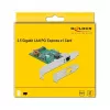 PCI Express x1 Card DeLOCK RTL8125 2.5 Gigabit LAN PoE+