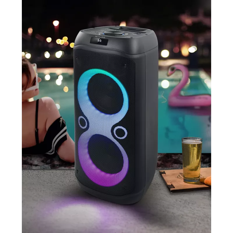 Muse M-1937 DJ portable/party speaker Black 600 W