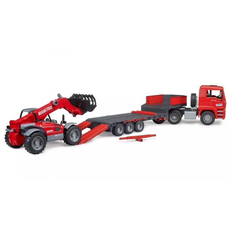 Vehicle set BRUDER MAN TGA Loader truck with Manitou Loader