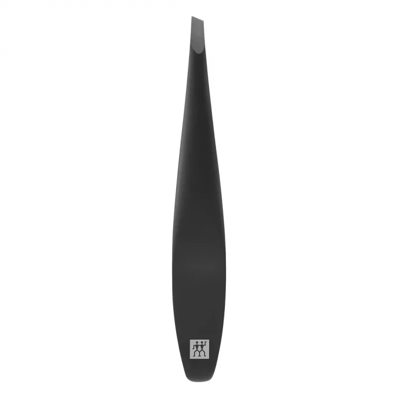 ZWILLING 47206-401-0 slanted cosmetic tweezer, black