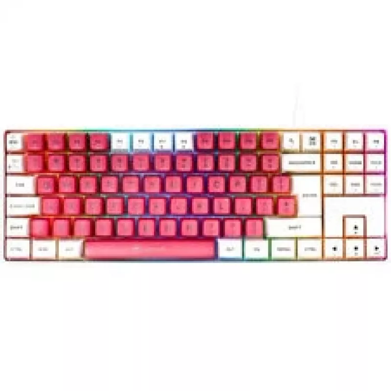 GAMIAC TKL90G Gaming Keyboard, Kailh Blue - white/red