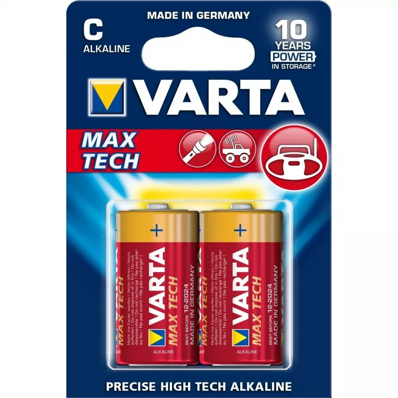 Varta Longlife Max Power - Battery 2 x C - alkaline (04714 101 402)