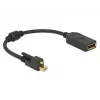 DisplayPort cable DeLOCK 62638 Mini DisplayPort 0.25 m Black