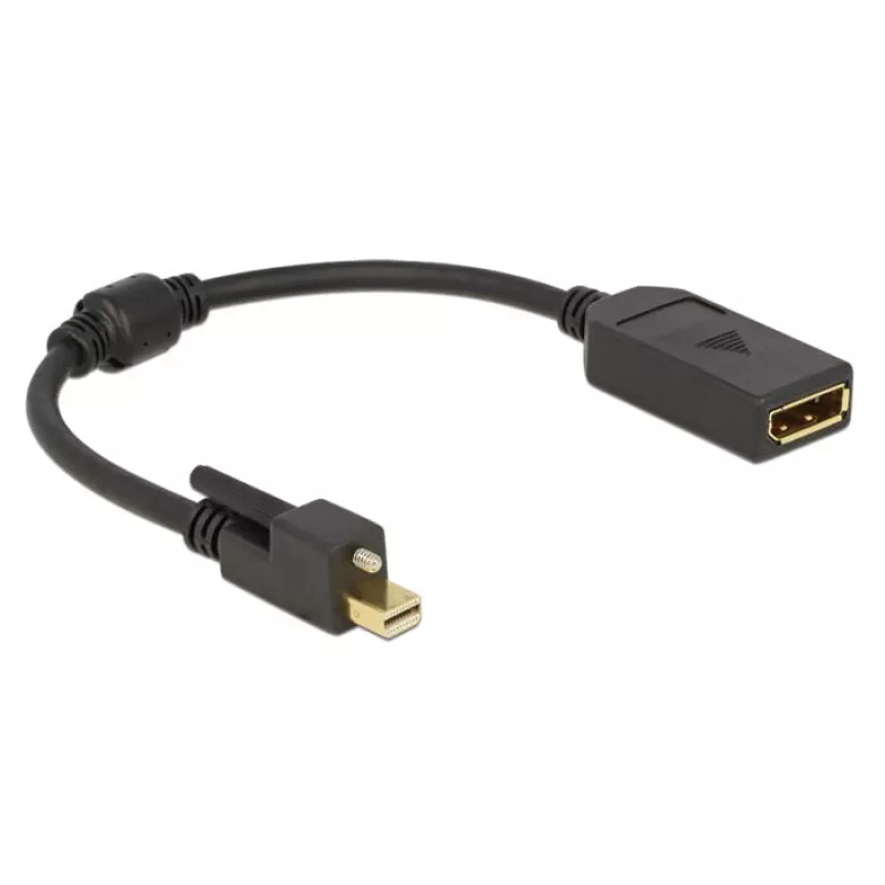 DisplayPort cable DeLOCK 62638 Mini DisplayPort 0.25 m Black