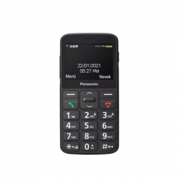 Mobile phone Panasonic KX-TU160 — 2.4 inch TFT, Single SIM, 2G, 320×240, Bluetooth, USB-C, 0.3 MP camera, Black