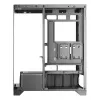TACENS Mars Gaming MCPRISMA Midi Tower PC case, Black, tempered glass, supports ATX/Micro-ATX/Mini-ITX, 2x3.5 inch + 2x2.5 inch bays