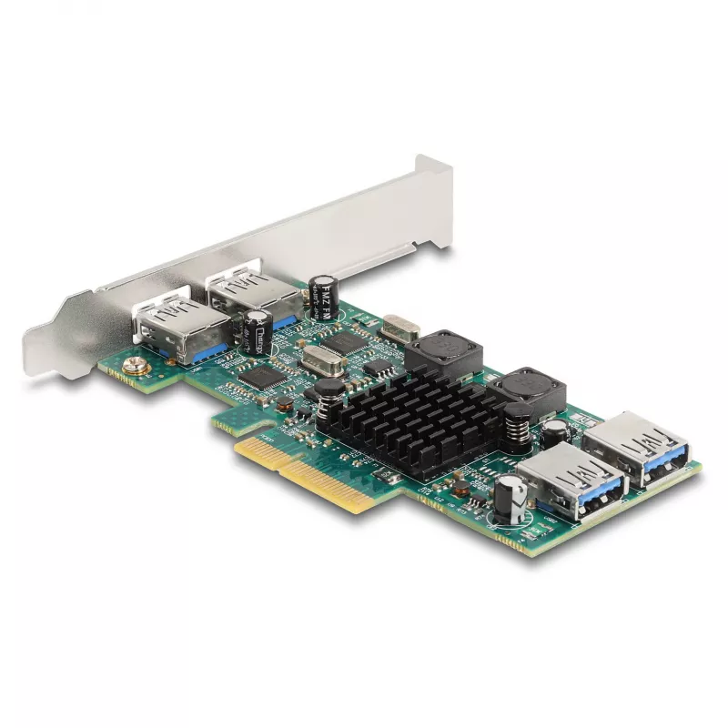 DeLOCK PCI Express x4 Card 2 x USB 5 Gbps Type-A 2 x internal USB