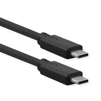 USB cable ROLINE 11.02.9071 USB 3.2 Gen 2 1 m USB C Black