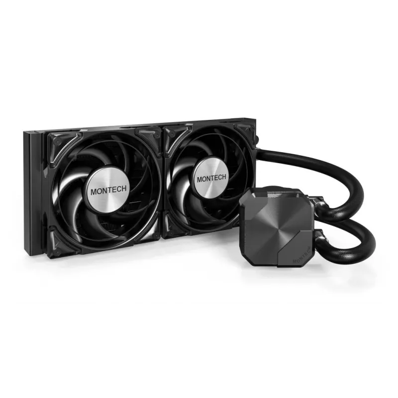 Montech HyperFlow Silent 240 Processor All-in-one liquid cooler 12 cm Black 1 pc(s)