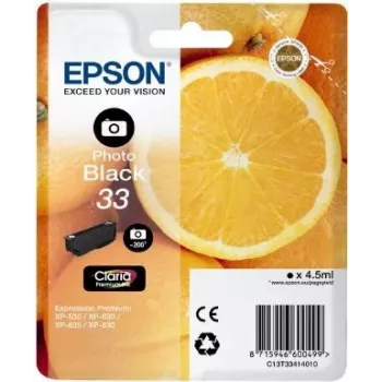 Epson Oranges C13T33414010 ink cartridge 1 pc(s) Original Photo black