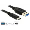 USB Cable DeLOCK 0.5m USB3.1-C/USB3.1-A
