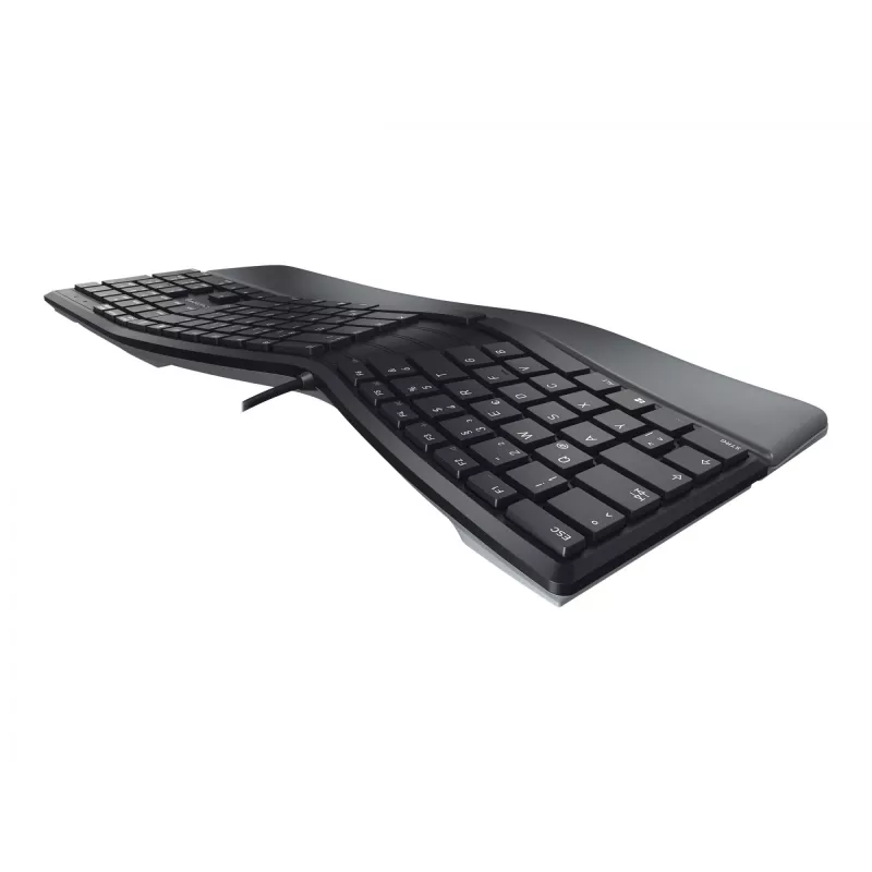 CHERRY KC 4500 ERGO keyboard Universal USB QWERTY Nordic Black