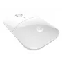 HP Z3700 White Wireless Mouse, Ambidextrous, Optical, RF Wireless, 1200 DPI, White
