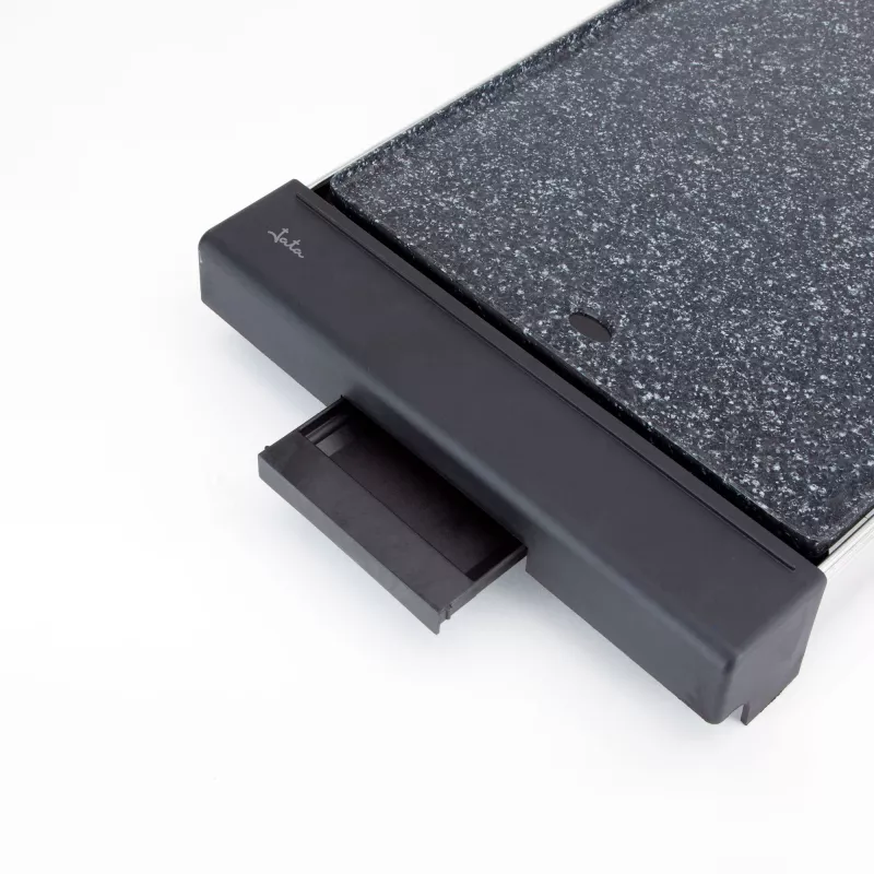 Contact grill Jata JEGR3000 — rectangular 480×320 mm, 2700 W, touch controls, black