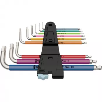 Wera 05022669001 hex key L-shaped hex key Metric 9 pc(s)