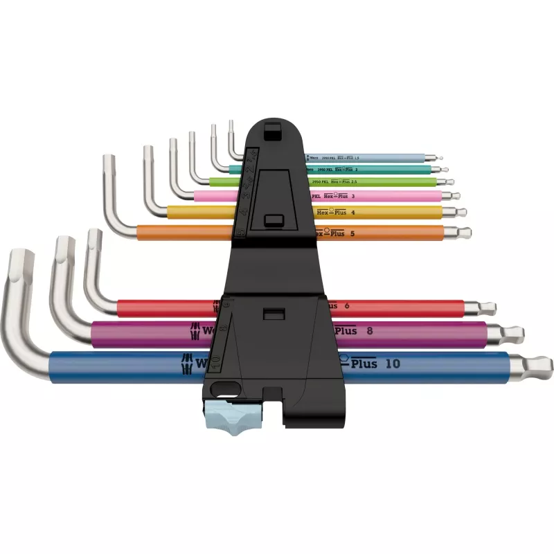 Wera 05022669001 hex key L-shaped hex key Metric 9 pc(s)