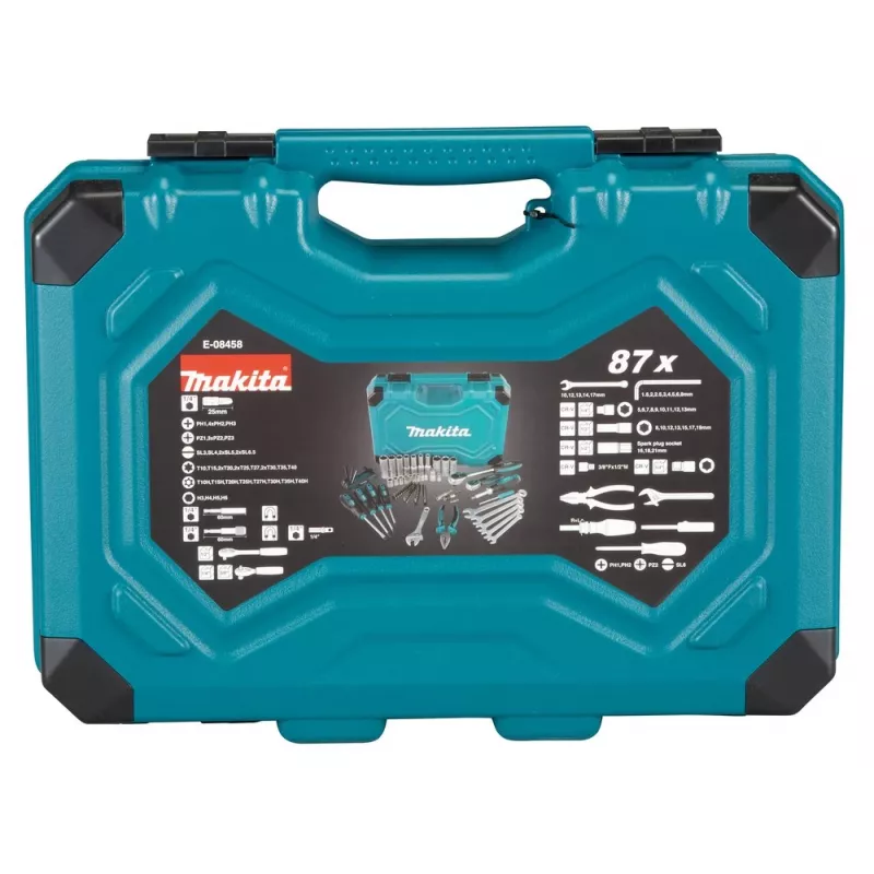 Mechanics Tool Set Makita E-08458 87 Tools