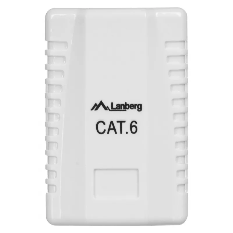 LANBERG outlet box RJ-45 OU6-0001-W, Cat6, white