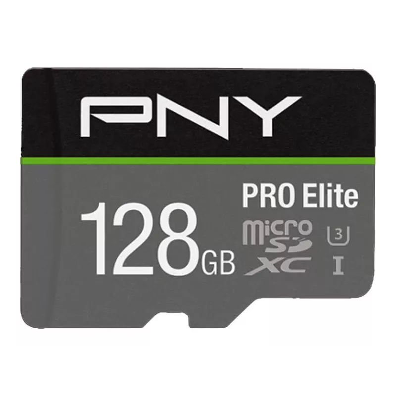 MicroSDXC Flash Card PNY PRO Elite 128GB UHS-I Model P-SDU128V31100PRO-GE