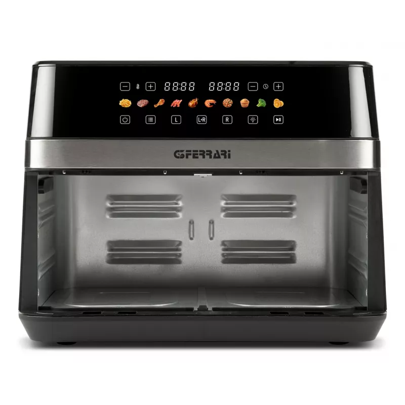 G3 Ferrari G10223 fryer Double 12 L Stand-alone 2200 W Hot air fryer Black, Stainless steel
