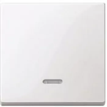 Light switch Merten 431019, white, button control, single-gang