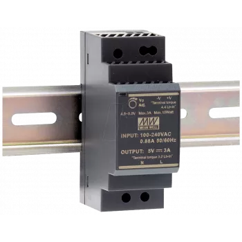 Voltage Transformer MEAN WELL HDR-30-48 48V 30W 35mm Width 54.5mm Depth 90mm Height