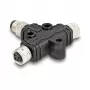 Cable splitter DeLOCK M8 T-Splitter A-coded 4 pin 1 x male to 2 x female