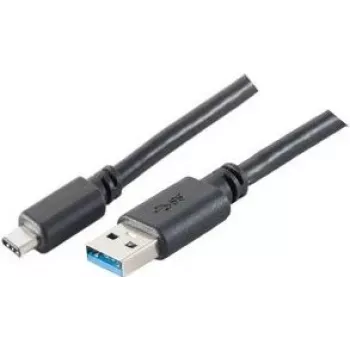 USB Cable ShiverPeaks BS77141-1.0 USB 3.2 Gen 1 1m USB C USB A Black