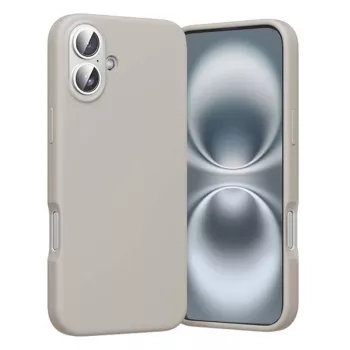Protective MagSafe Case Vention KUHM0-10 for iPhone 16 — Grey, MagSafe-compatible, slim protective cover