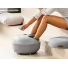 Beurer Shiatsu Foot Massager FM 120 2-in-1 grey — electric foot and ankle massager, shiatsu rollers, adjustable intensity