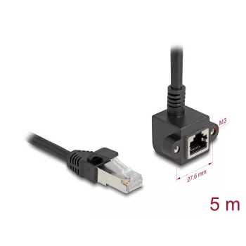 Networking cable DeLOCK 81159 RJ-45 Cat6 5 m Black