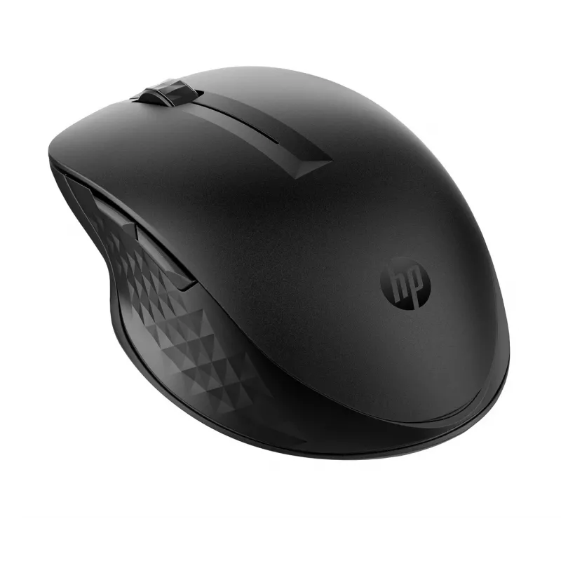 HP 435 Multi-Device Wireless Mouse, Ambidextrous, RF Wireless + Bluetooth, 4000 DPI, Black