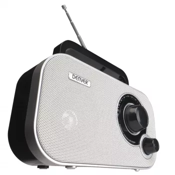 DENVER TR-51WHITE private radio Black white