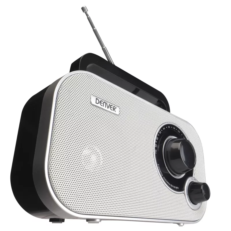 DENVER TR-51WHITE private radio Black white