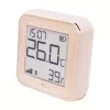Temperature and humidity sensor Shelly H&T Gen3 WiFi — compact wireless environmental sensor (Mocha)