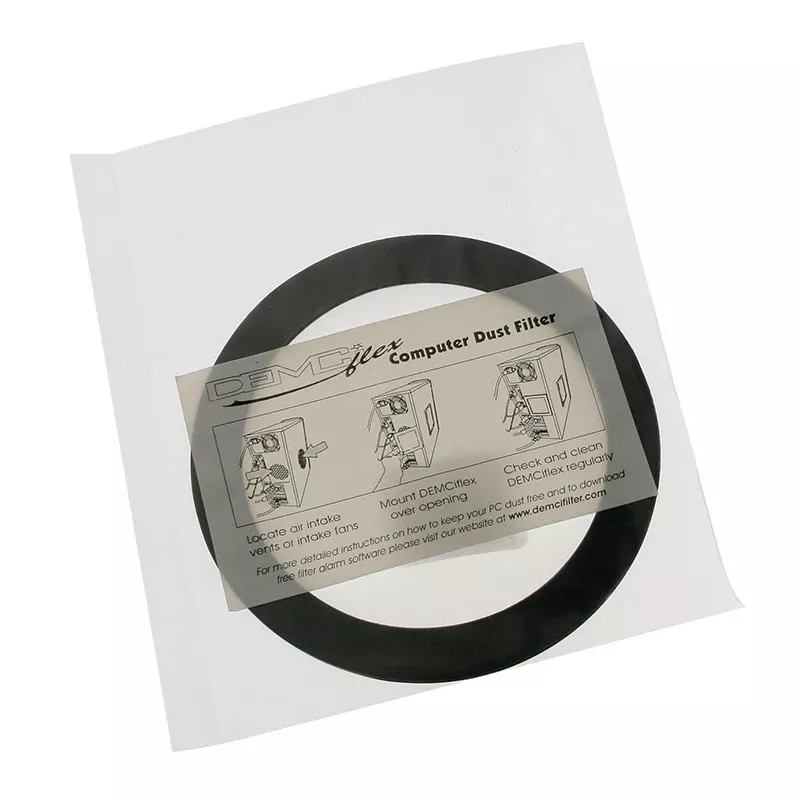 Dust Filter DEMCiflex 92mm Round DF0489 – 92 mm circular fan filter