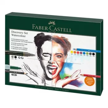 Colored pencil set Faber-Castell Discovery Set — 12 pieces, multicolour
