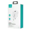 Portable phone charger usams T36 with 1x USB-C PD3.0 and built-in Lightning cable