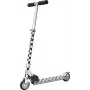 Razor Model A Kick Scooter — Lightweight Foldable Aluminium Scooter for Teens & Adults, Adjustable Handlebar, 65 kg Max Load, Silver