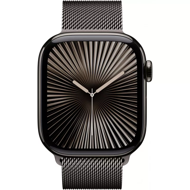 APPLE Watch Series 10 GPS + Cellular 42mm Slate Titanium Case with Slate Milanese Loop