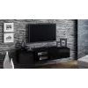 Cama TV cabinet SIGMA1 180 black/black gloss