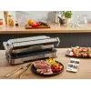 Electric contact grill Tefal OptiGrill+ XL stainless steel — large capacity, automatic cooking programs