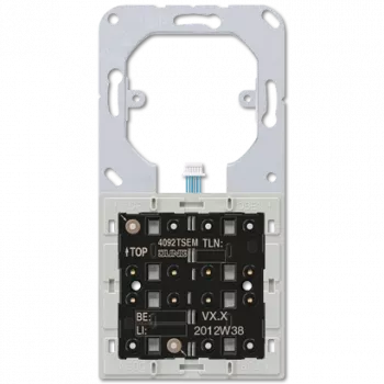 JUNG 4092 TSEM Electrical Switch Pushbutton switch 2P Black - Grey (4092TSEM)