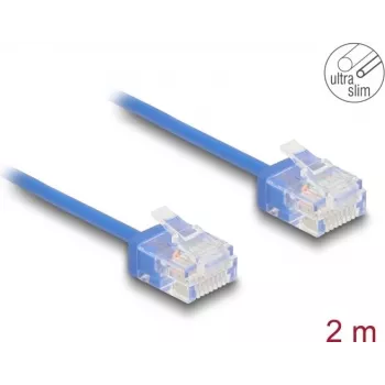 Network Cable DeLOCK RJ45 Cat.6 2m Blue