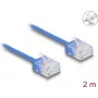 Network Cable DeLOCK RJ45 Cat.6 2m Blue