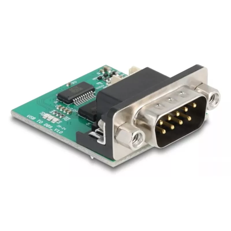 DeLOCK 90781 Serial Converter Repeater Isolator USB 2.0 RS-232 Black Green