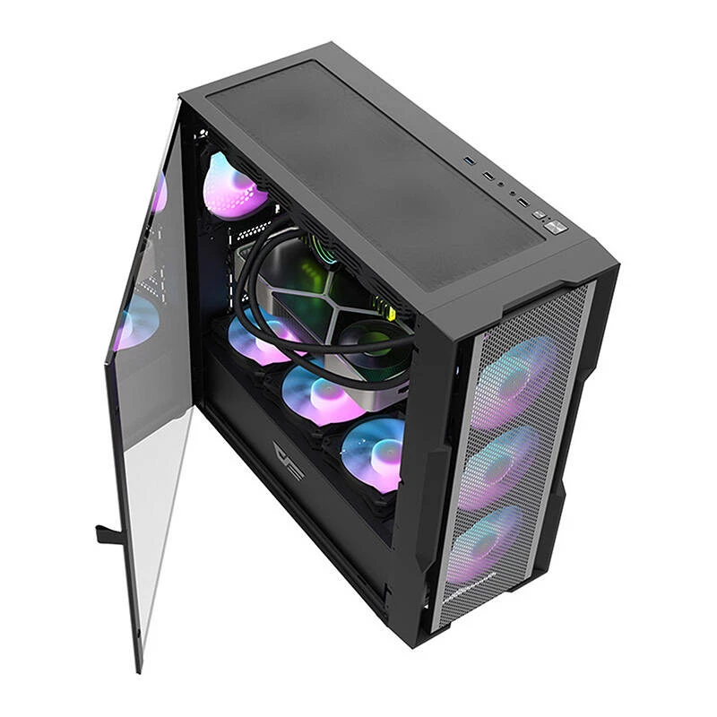 Computer case Darkflash DK431 Mesh, ATX, black