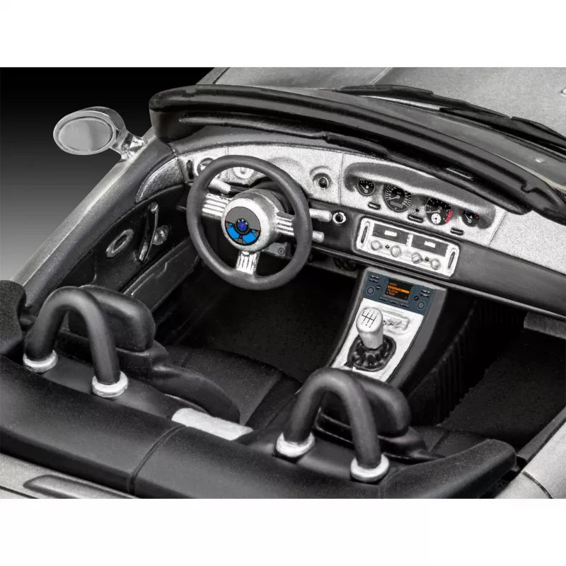 Scale model car REVELL BMW Z8 1:24 die-cast kit, assembled model for display