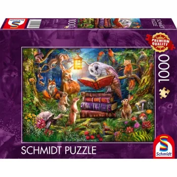 Jigsaw puzzle schmidt spiele Forest Stories at Night – 1000 pieces