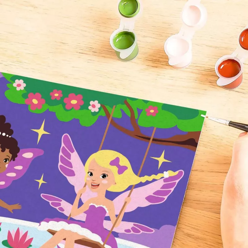 Painting kit Ravensburger CreArt – fairy friends (children’s paint craft set)
